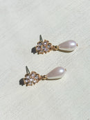 Spring Flower Pearl Earrings