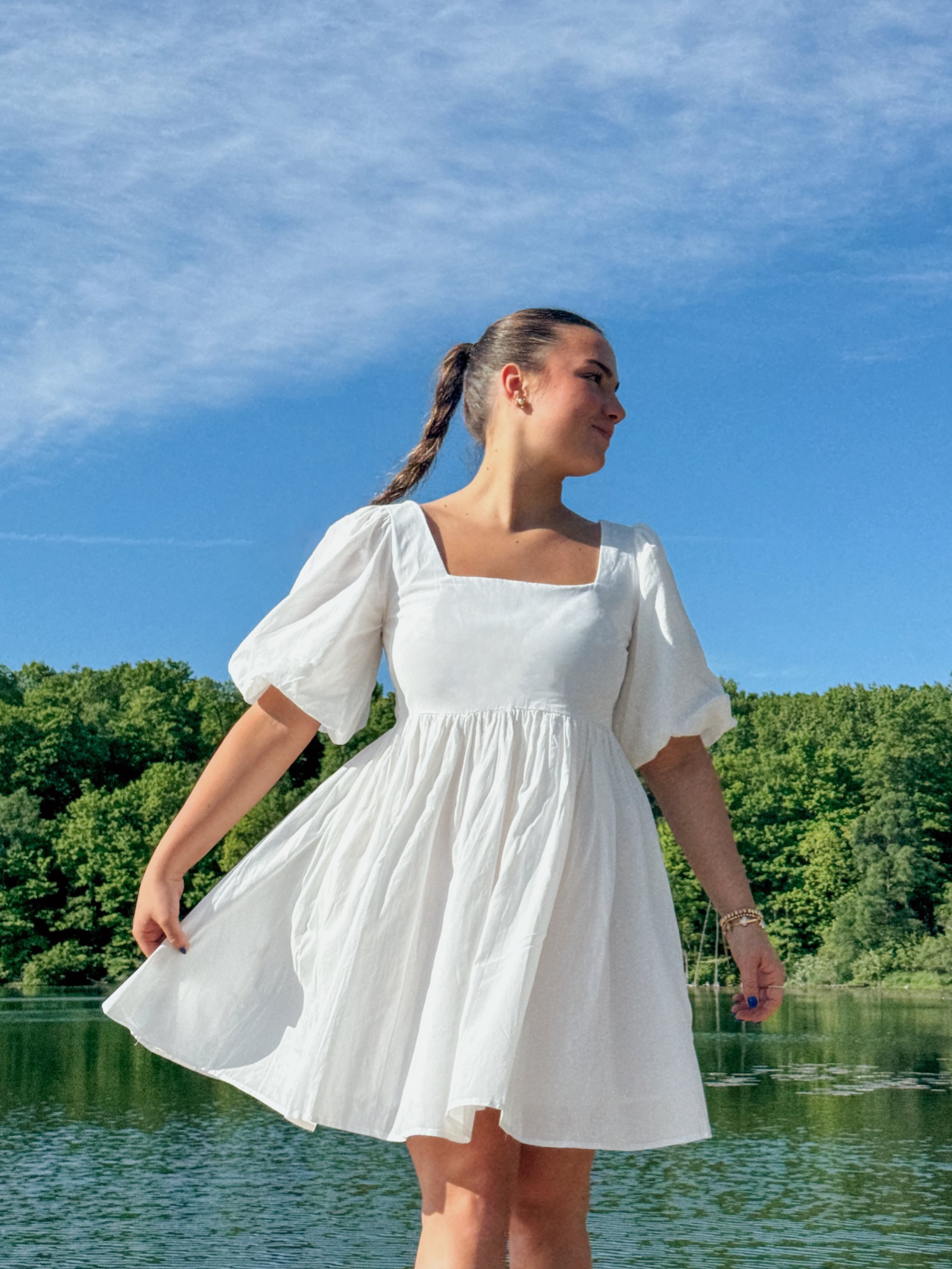 Hailee White Dress